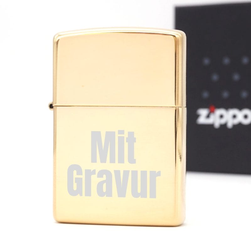 Zippo Gold poliert