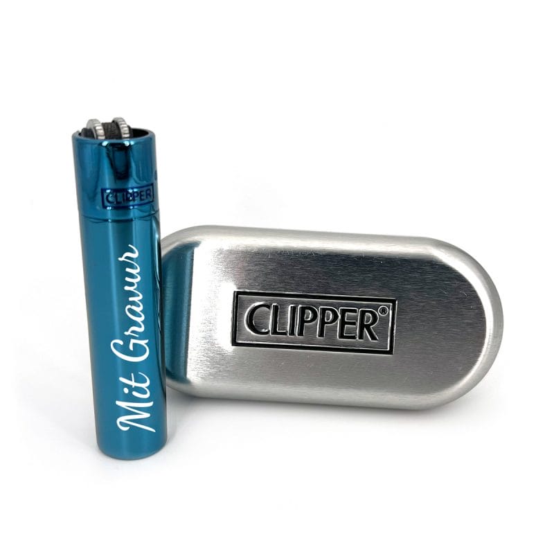 Clipper Feuerzeug Large deep blue