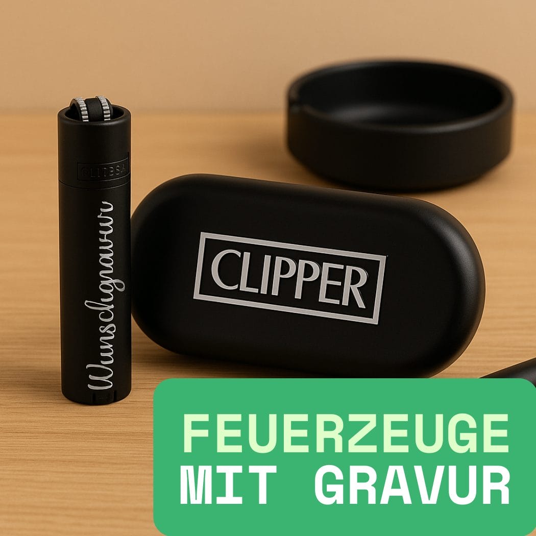 Feuerzeuge mit Gravur Werbung