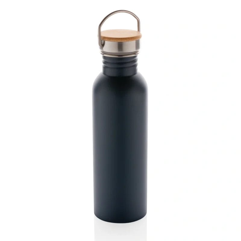 Edelstahl-Flasche mit Bambusdeckel 700ml inkl. Personalisierung – Bild 10