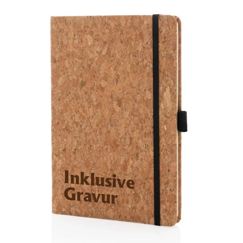 Kork Notizbuch A5 mit Gravur personalisiert