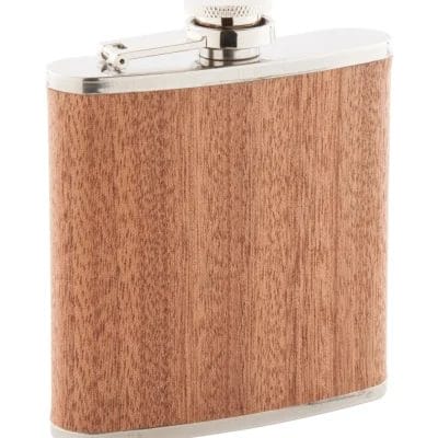 Flachmann Holz mit Gravur personalisiert