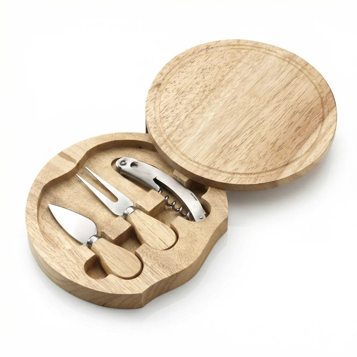 Käseset "Bellamy" aus Holz mit Gravur personalisiert – Bild 2